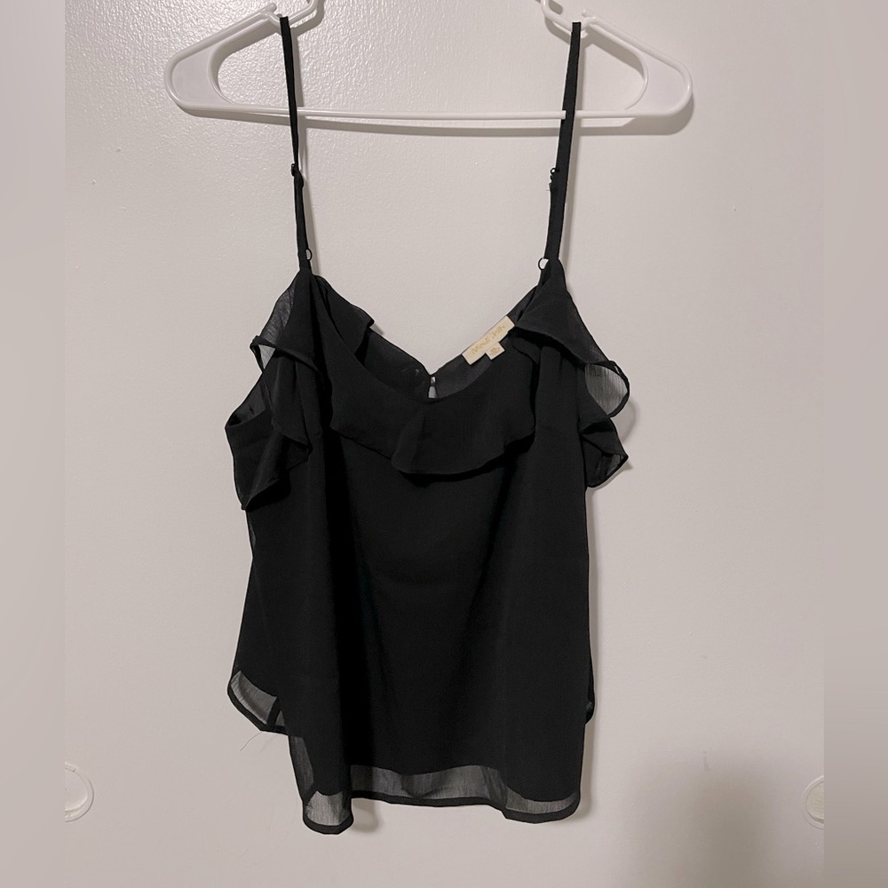 ModCloth ruffle black top